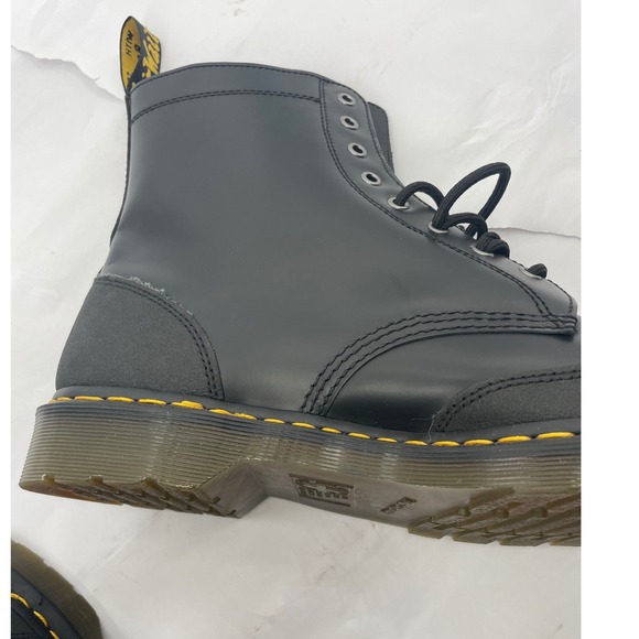 Dr. Martens 1460 Tech Boots Size 10 Black Excellent Combat Lace Up Leather main image 7